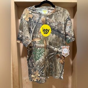 Real Tree / Iggy Collab Tee Size Small Men’s Rare New with Tags 🏷️